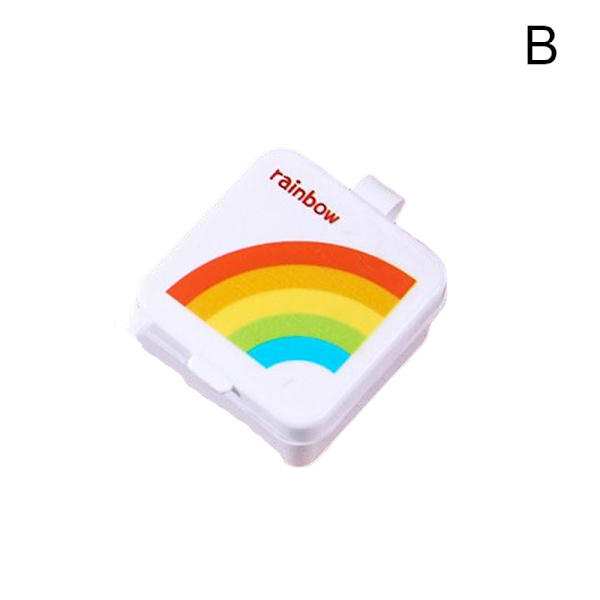 1/4 kpl Mini Neliömäinen Kannettava Kastikkepullo Bento-Pullotusastia 4Pcs