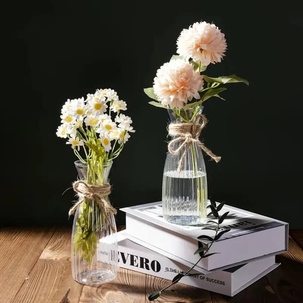 Plastvaser er egnet for DIY blomsterarrangement A5