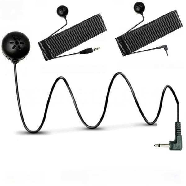 1 st Mini 3,5 mm trådbunden mikrofon för bilstereo eller handsfree-mikrofon 2 section Elbow