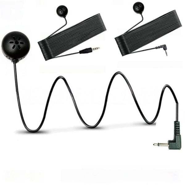 1 stk Mini 3,5 mm kablet mikrofon til bilstereo håndfri mikrofon RCA plug