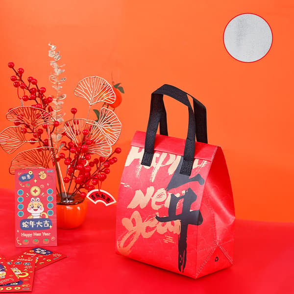 Nyttårs isolert takeaway-pose for jobb og shopping – isolasjonspakke Large