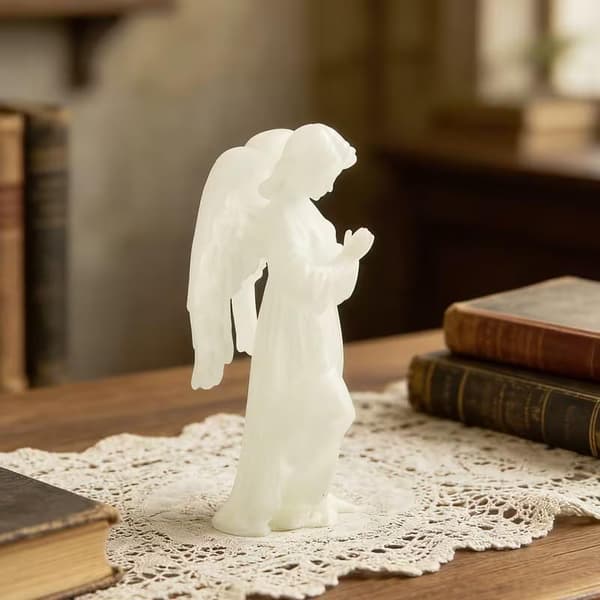 Glød i mørket e Fe Pige Engel Figur Fredfyldte Bøn Engle 1pc