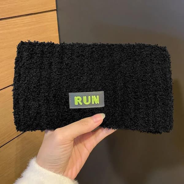 Stickat pannband för kvinnor, höst- och vintermode A1