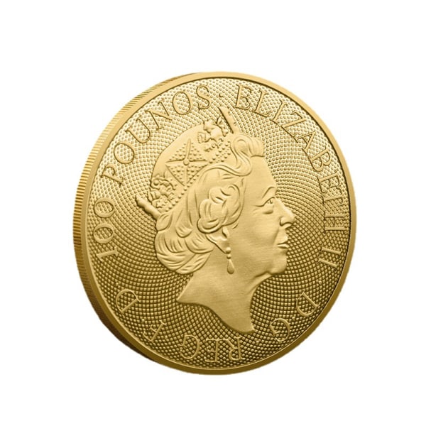 Erindringsmønter UK Dronning Dronning Elizabeth II Mønter Dronning Eli Silver