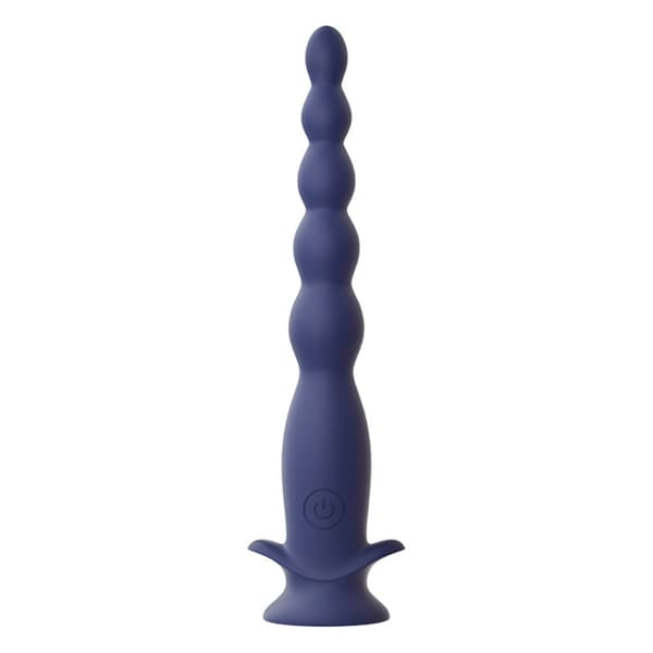 Manlig prostatamassage analplugg vibrator 10 vibrationer silikon Blue