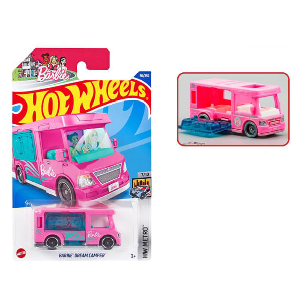 Rosa barbie Hot Wheels 1:64 Corvette Sweet Driver Cast Alloy Ca A5