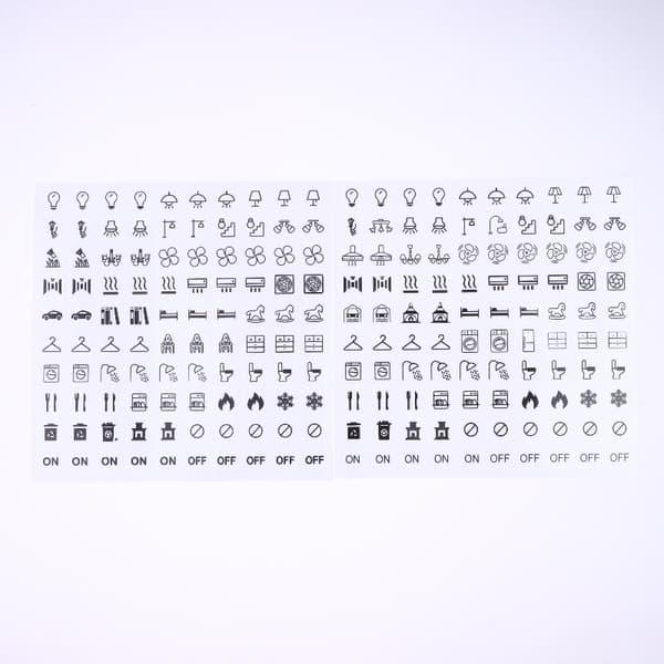 10 kpl itseliimautuva läpinäkyvä kytkintarratarra vedenpitävä A2 10Pcs