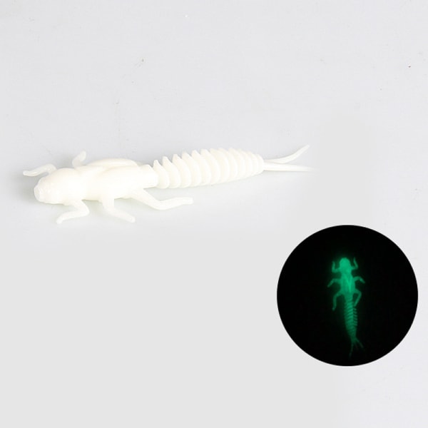 Supercontinent 5kpl Larva Soft Bait 5cm0.8g Kelluva makean veden G