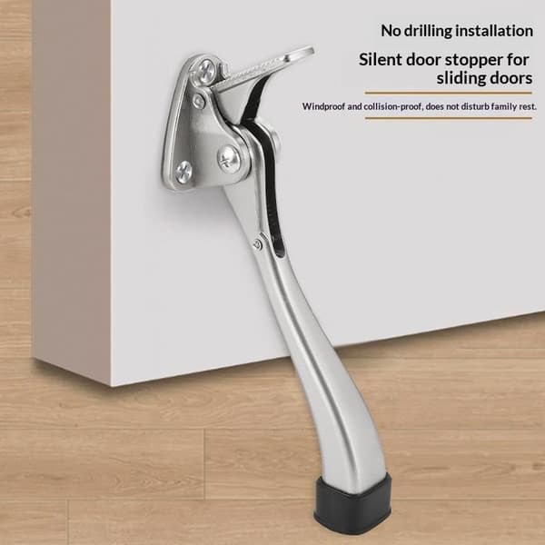 1 Set Kick Down Dörrstopp Antikollision Enkel Pedal Golv Ho Gold