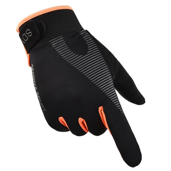 Menn Sykkelhansker Full Finger Touch Motorsykkel Sykkel Mtb Bi Black M