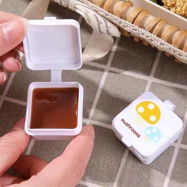 4 stk Køkken Sauce Krydderi Flaske Mini Ketchup Flaske Portabl