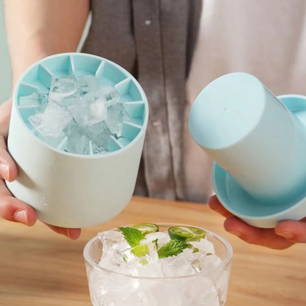 Ice Bøttekopp Form Isbiter Skuff Grade Quickly Freeze Silico Gray