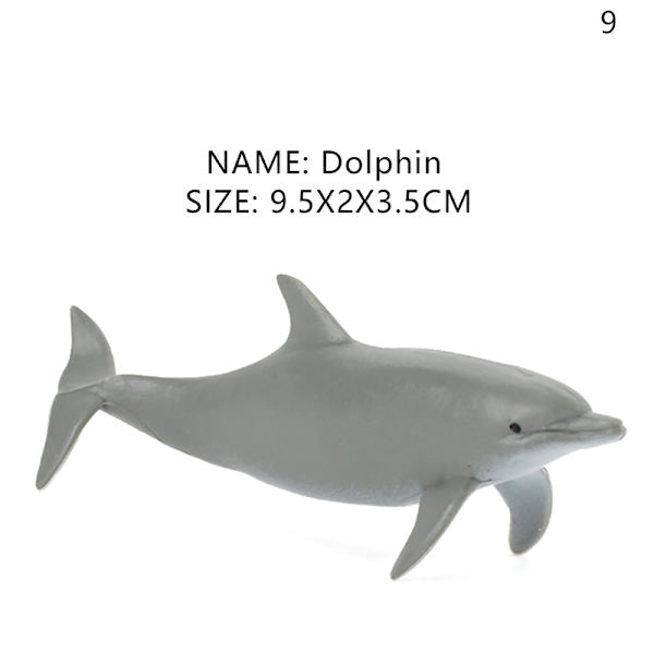 Simulation Marine Life Action Figuurit Ocean Animal Model Educationat A9