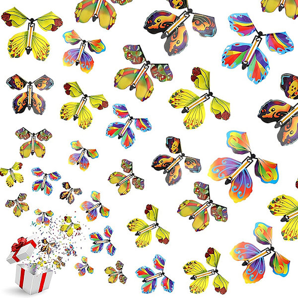 10 kpl Magic Flying Butterflies -lelu taivaalla Kirjanmerkki 1