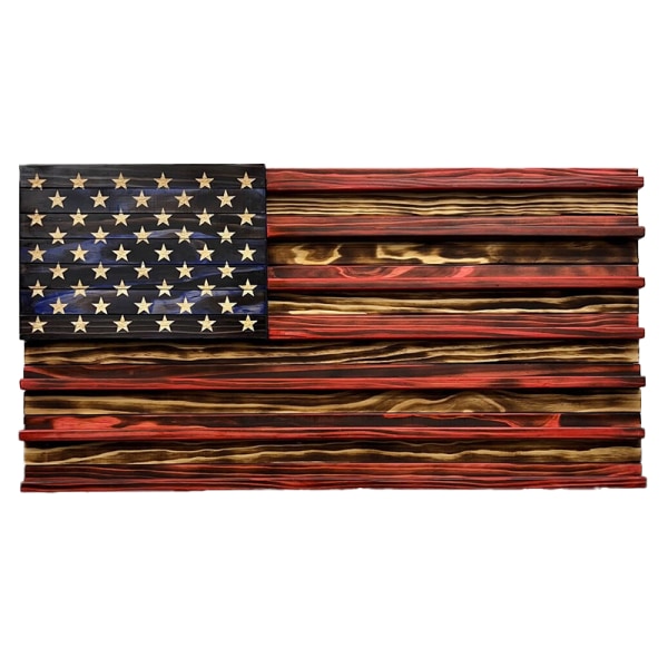 Wood America US Flag Challenge Mønt Vis amerikanske militærmønter A