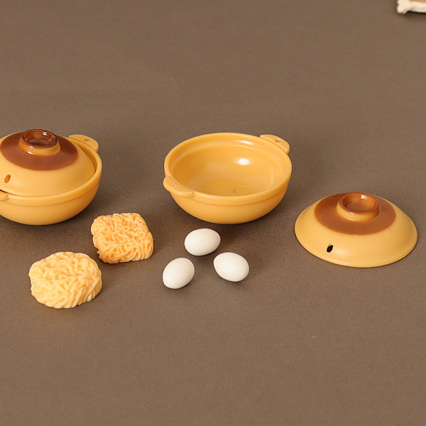 1:12 Dukkehus Miniatyr Grytesett Egg Instant Noodles Set Kit
