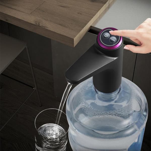 Bærbar 5-gallons vanndispenser med USB-lading, automatisk E