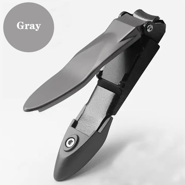 1 STK Rustfrit stål Anti-Splash fingertå negleklipper ter Ma Gray
