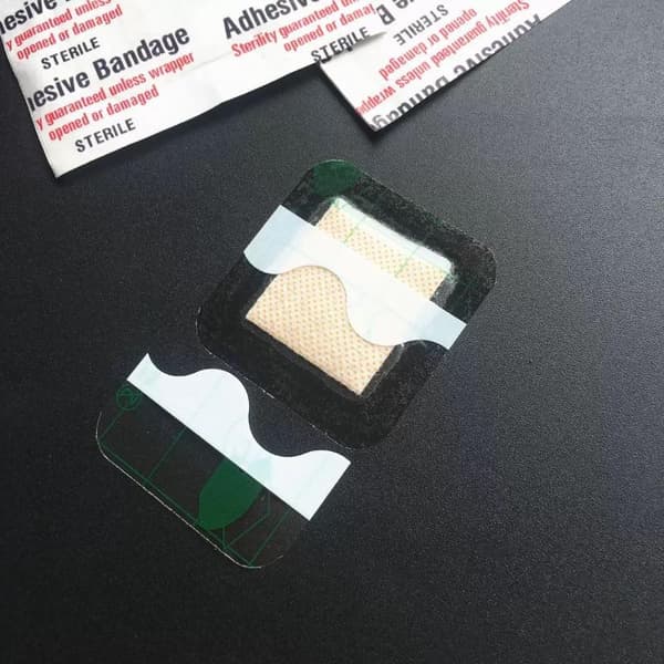 100 kpl 38*38mm läpinäkyvä PU vedenpitävä haavalaastari A2