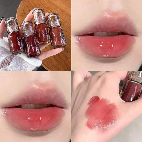 Krystallklar Lipgloss Hydrerende Vann Flytende Leppestift Lett Le 5