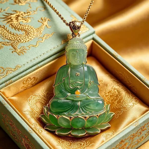 Lovende Sky Guanyin Vedhæng Stil Unisex Bringer Held A1