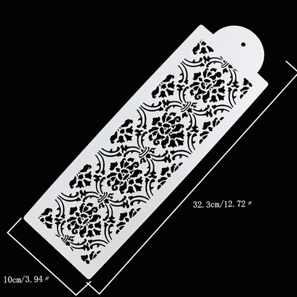 Plast Cookie Cake Stencil Fondant Tool Dekoration for Cake We