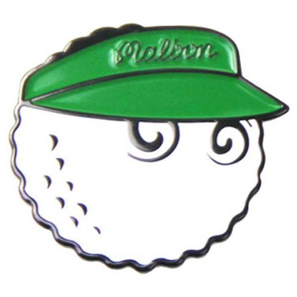 1 stk Golf Cap Clips Mark Golf Ball Posisjon Avtakbar golfhatt M Green A