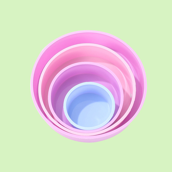 Rund form silikon tårta bakform DIY mousse fondant Cy 10cm