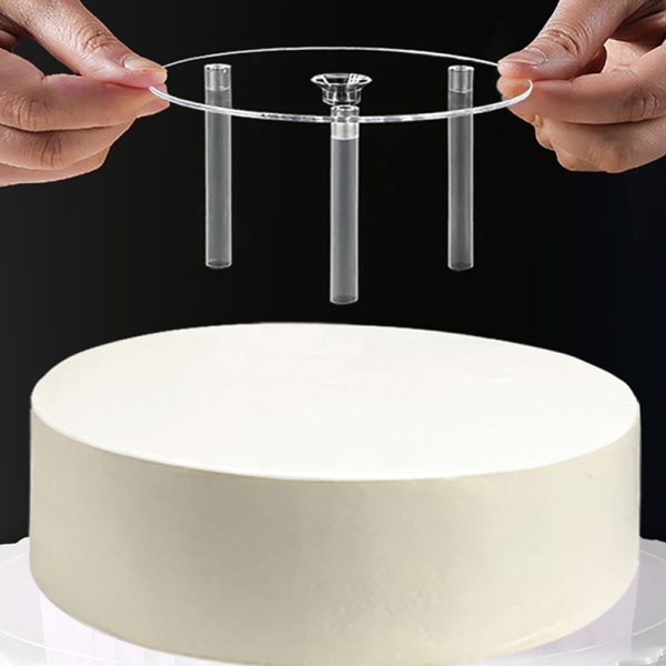 Flerlags kakestøttesett Ramme Praktiske kakestativ 9cm