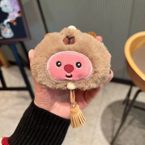 Creative Soft Gosedjur Capybara plysch nyckelring e Bag Pend