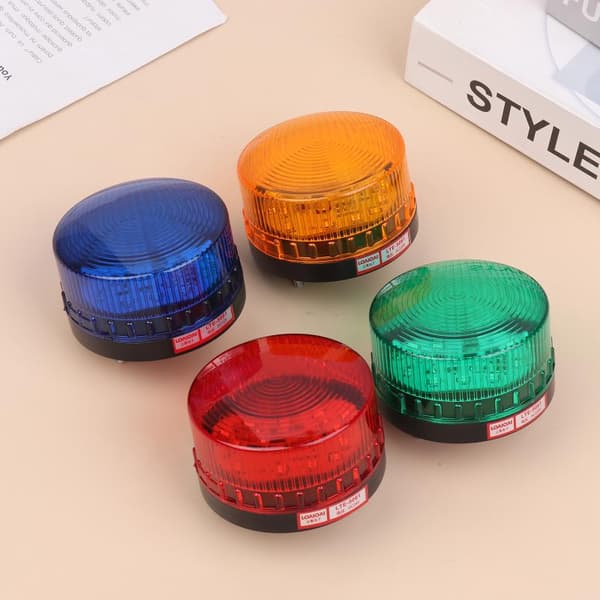 Strobe Signal Varsellys Liten LED Blitslys Alarmlys A17