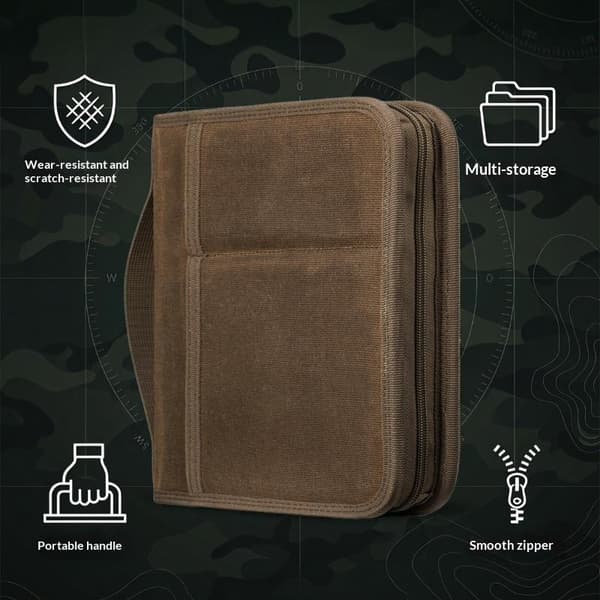 1 stk Taktisk A5 Notesbogsetui Black