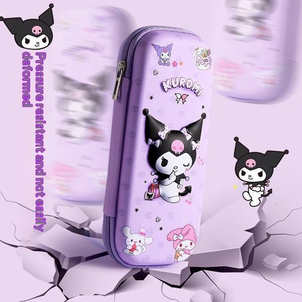 Sanrio 3D Kuromi Cinnamoroll Tilava Kynäkotelo A4