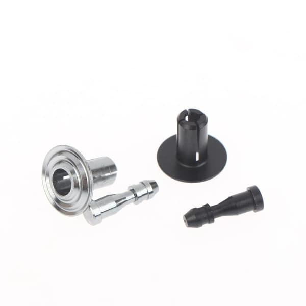 6 st aluminiumkåpsbultskruv ramhålsskyddslock motorcykel Black