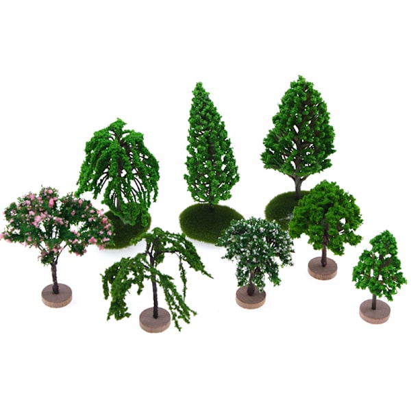 1 kpl Mini Tree Fairy Garden Decorations -nukkekodin miniatyyrejä A5