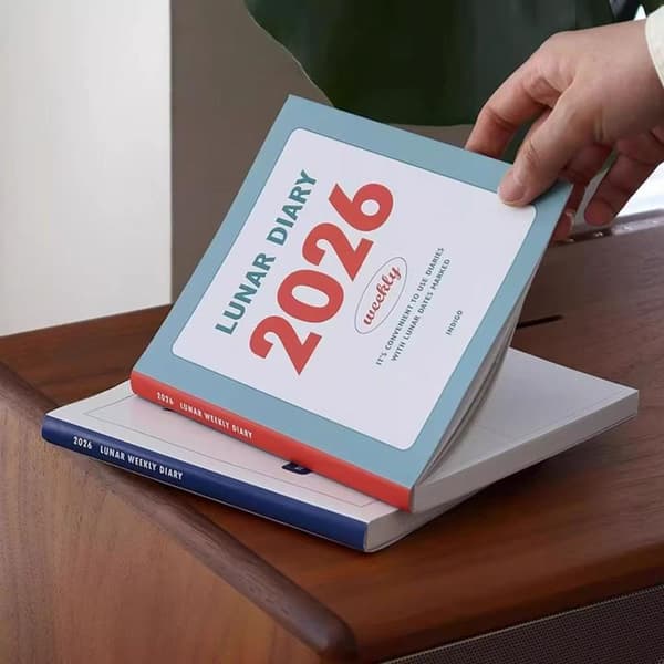 2026 Tidsplan Livsplanlægger Bog Minimalistisk Med Kalender Studie A