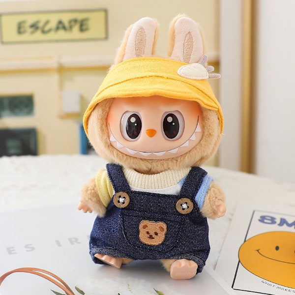 6 kpl Vaatteita Labubu-nukeille, Tyylikkäät Kawaii Ou -asusteet A3
