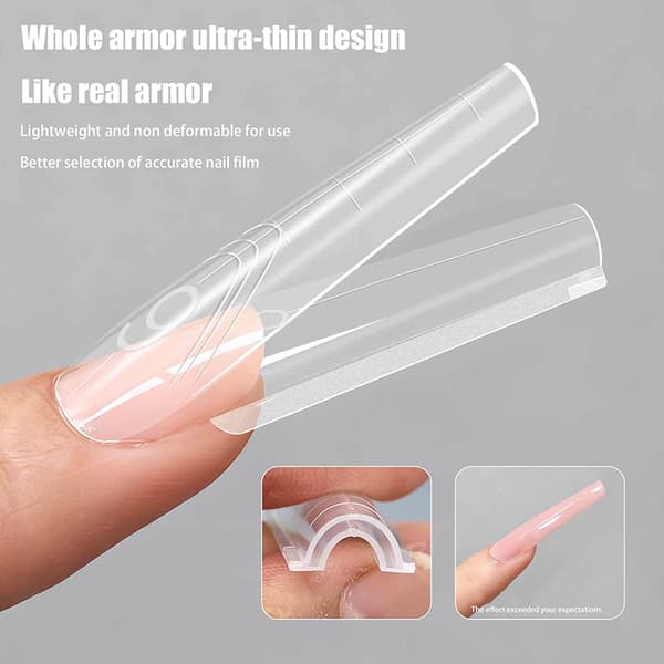 Sandwich Dual Nail Forms 140/280 stk. 13 størrelser hurtige forlængelser-Dua 2