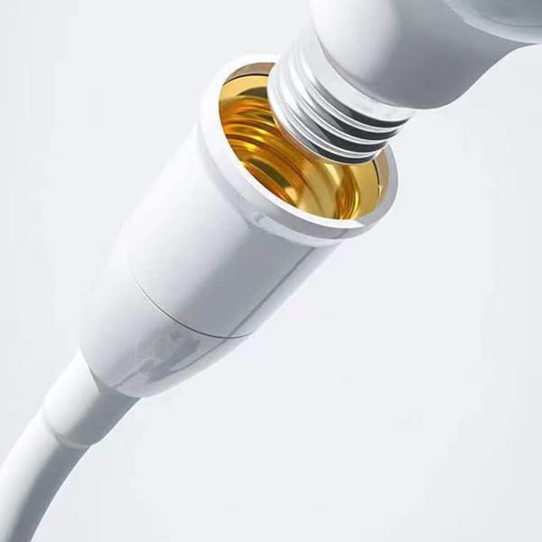 E27 Lampe Justerbart Lys Flexible Bend Mobile Test LED Light S
