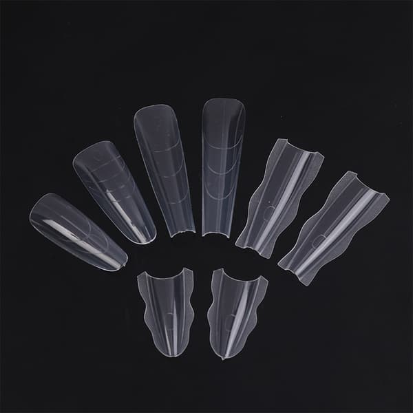 60 st Poly Dual Forms Nagelgelform Snabba byggtips Nagel Ex A4