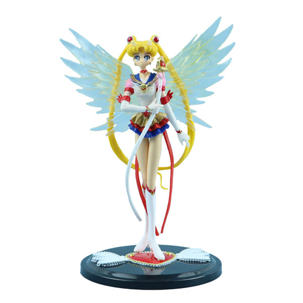 Sailor Moon e Figures-dekorasjon for skrivebordsbursdagskakefans Co