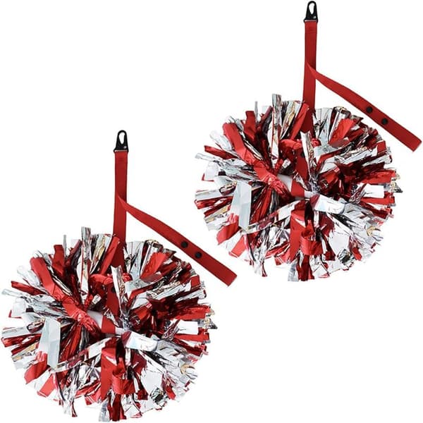 Cheerleading Pompomholder Cheer Bag Organizer Med Trykknapp Black