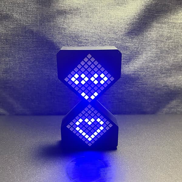 LED Elektronisk Timeglas 1-30 Min Timer Med Tyngdekraftsføling DIY D Red