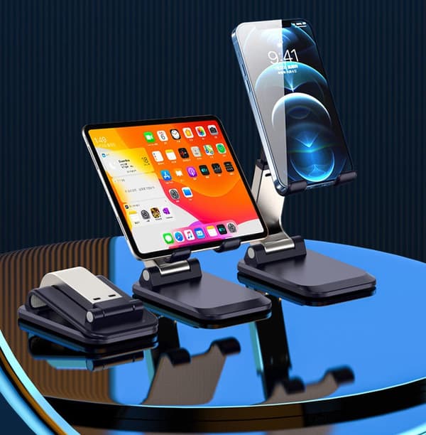 Sammenfoldelig ABS-bordmobiltelefonholder til smartphone-understøttelse A16