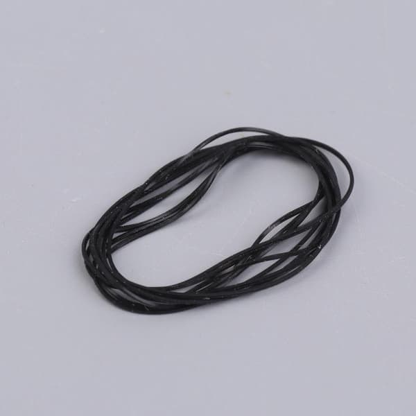 10 stk. Halvramme Linse Eksplosjonssikker Silikon Spole Gummiring Black