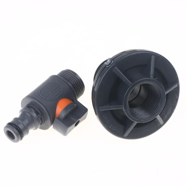 PVC Vandtøndeadapter Gray