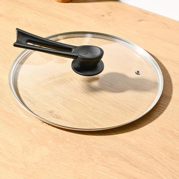 Runt stekpannelock i härdat glas Köksredskap Delar Köksutrustning 28CM