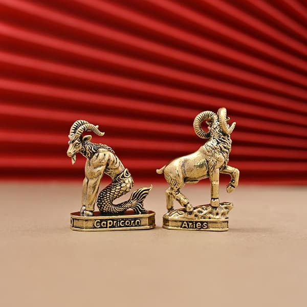 Vintage Messing 12 Stjernebillede Figurer Fint Håndværk Til A4