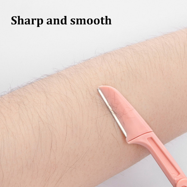 1 STK Eyebrow Razor Ansiktshårfjerner Makeup Tools Trimmer Sha Pink