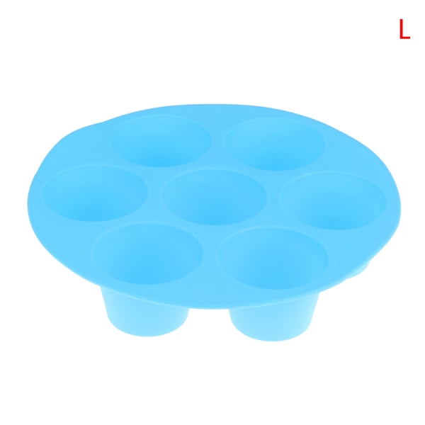 7 Even Cake Cups Air Fryer Accessories Round Muffin Cup Mold Ov Blue L